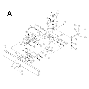 Fig-A Diagram and Parts List for 1610085K  Powermatic Planer Jointer