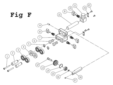 Part Location Diagram of 149542 Powermatic Socket Set Screw