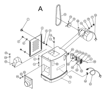 Part Location Diagram of 152622 Powermatic Switch Push Button