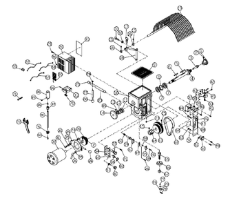 Fig-0 Diagram and Parts List for PM2020 1792020 Powermatic Lathe