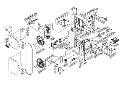 Part Location Diagram of 916108 Powermatic Tension Scale Indicator