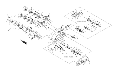 Fig-0 Diagram and Parts List for 1790800K  Powermatic Power Feeder