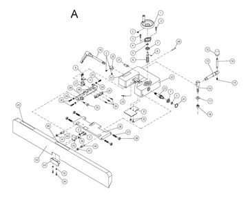 Part Location Diagram of 149595 Powermatic Hex Nut