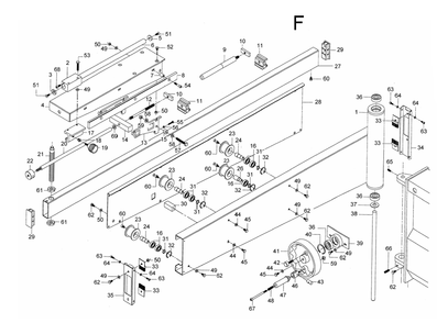 Part Location Diagram of 159256 Powermatic Hand Knob