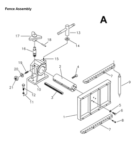Fig-A Diagram and Parts List for 1790819  Powermatic Power Feeder