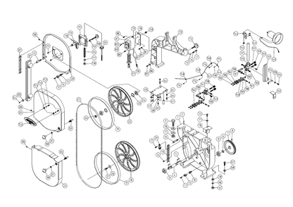 Part Location Diagram of 152826 Powermatic Socket Head Cap Screw