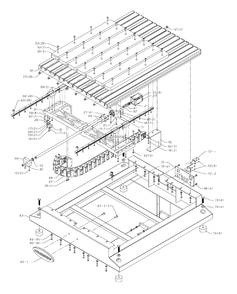 Fig-0 Diagram and Parts List for 1797022K  Powermatic Boring Machine