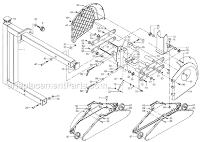 Part Location Diagram of TS-1505131 Powermatic Socket Head Cap Screw