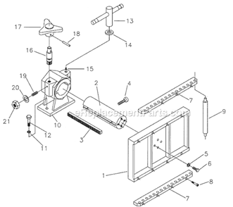 Page A Diagram and Parts List for PF-BS 1790820 Single-Phase Powermatic Power Feeder