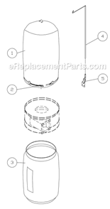Part Location Diagram of 1791077B Powermatic Pm1300 Collection And Filter B