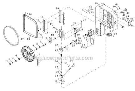 Part Location Diagram of PM2000-293C Powermatic Magnetic Switch