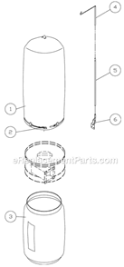Part Location Diagram of 430005 Powermatic Retainer Strap