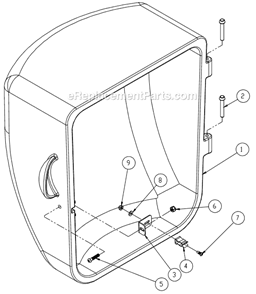 Page D Diagram and Parts List for PM2000 1791997 Powermatic Table Saw