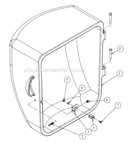 Side_Cover_Assembly Diagram and Parts List for PM2000 1792002K Powermatic Table Saw