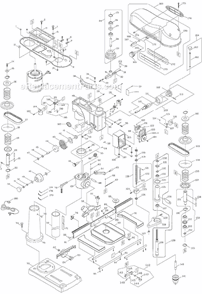 Page A Diagram and Parts List for PM2800 1792800 Powermatic Drill Press
