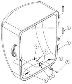 Page C Diagram and Parts List for PM3000 1720305K Powermatic Table Saw