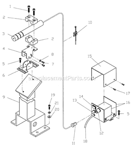 Page E Diagram and Parts List for SLR12  Powermatic Table Saw