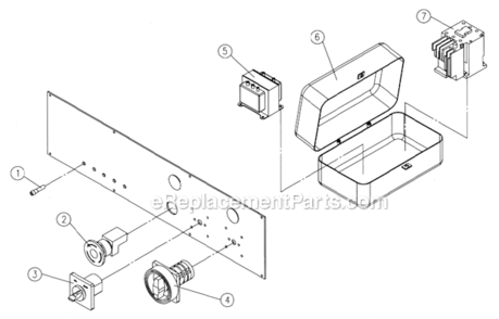 Electrical_Components Diagram and Parts List for TS29 1791284 Powermatic Shaper