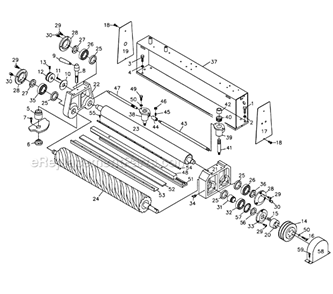 Part Location Diagram of 6294433 Powermatic Bar Screw