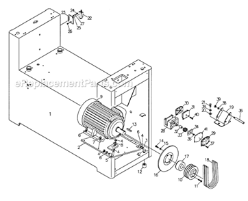 Part Location Diagram of 6294286 Powermatic Brake Lining