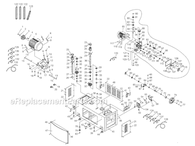 Part Location Diagram of VB-A86 Powermatic V-Belt