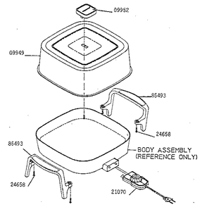 Replacement Parts Diagram and Parts List for 0661632  Presto Miscellaneous