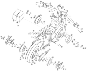 Page A Diagram and Parts List for PR200  Razor Ride-On Motorcyles