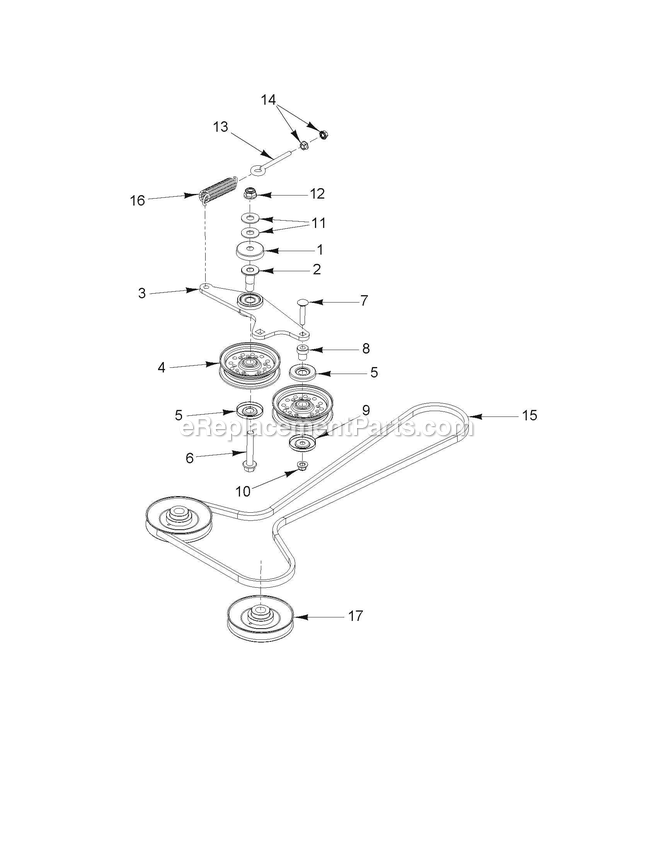 Hydraulic Pump - Motor 2 Diagram and Parts List for CV48 (970465201)(2020-02) RedMax Lawn Tractor