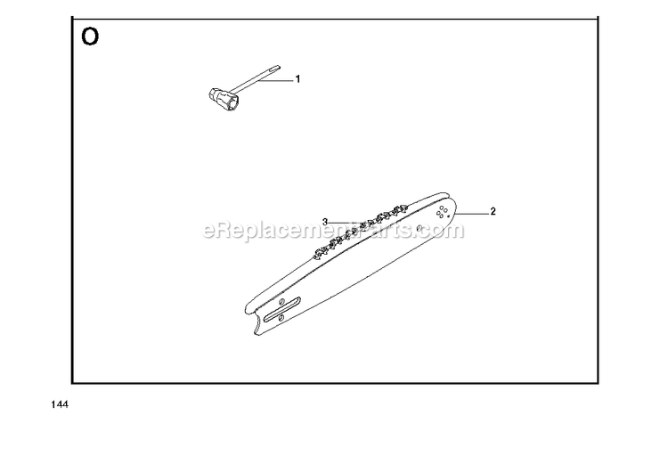 Cutting Equipment Diagram and Parts List for GZ7000 000001 AND UP RedMax Chainsaw