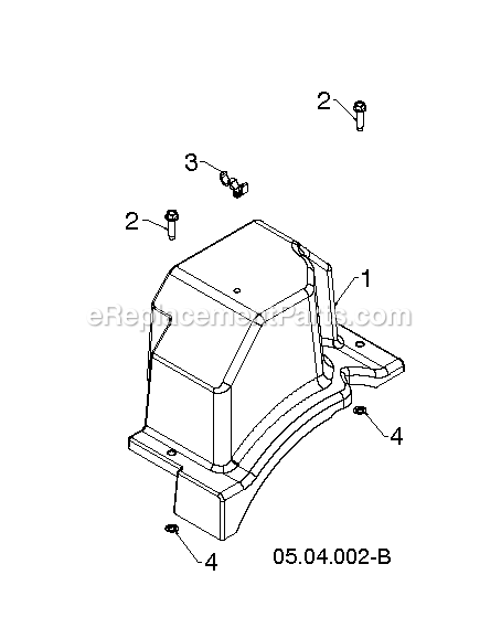 Chassis, Engine And Pulleys 1 Diagram and Parts List for DST24 (96192010601)(2019-04) RedMax Snow Blower
