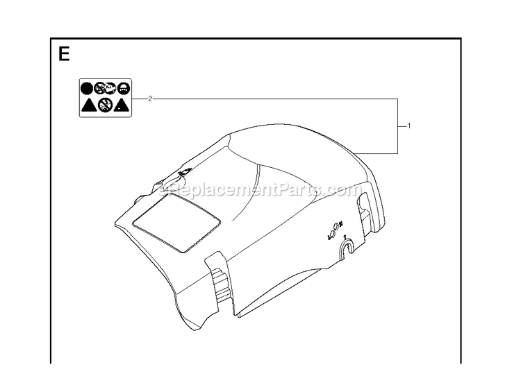 Cylinder Cover Diagram and Parts List for GZ7000 000001 AND UP RedMax Chainsaw
