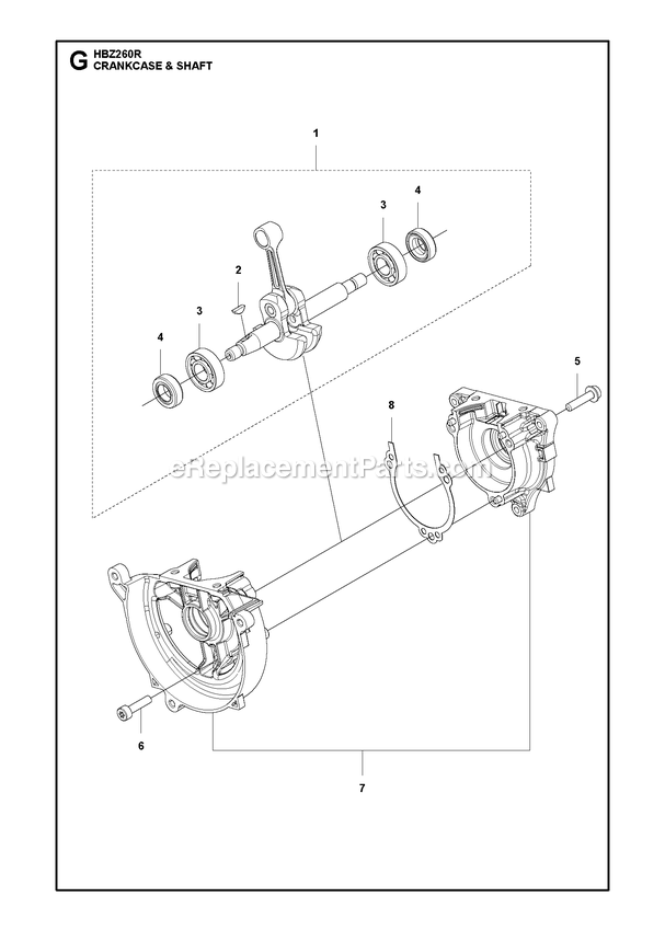 Carburetor And Air Filter Diagram and Parts List for HBZ260R (967089601)(2017-03) RedMax Leaf Blower / Vacuum