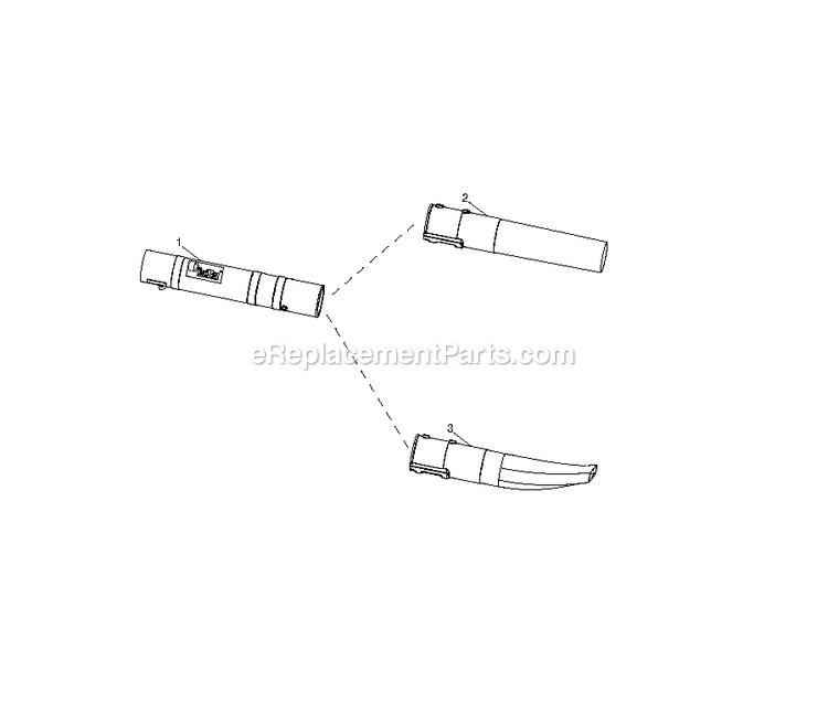 Accessories Diagram and Parts List for HB281  RedMax Leaf Blower / Vacuum
