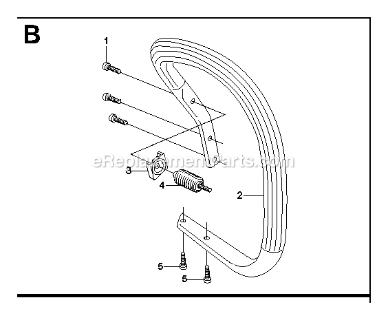 Handle Diagram and Parts List for G5300 000001 AND UP RedMax Chainsaw