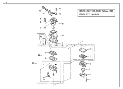 Part Location Diagram of 577659501 Husqvarna VOLUTE, CASE