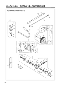Part Location Diagram of 5213128-01 RedMax Lever