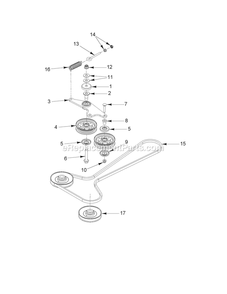 Hydraulic Pump - Motor 2 Diagram and Parts List for CV48 (970465201)(2020-02) RedMax Lawn Tractor