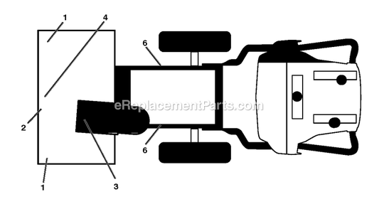 Decals 1 Diagram and Parts List for DST24 (96192010601)(2019-04) RedMax Snow Blower