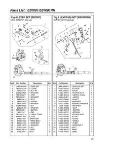 Assembly 2 Diagram and Parts List for EB7001 40100101 AND UP RedMax Leaf Blower / Vacuum