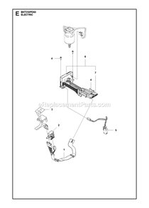 Electrical Diagram and Parts List for BHT250PD60  RedMax Hedge Trimmer