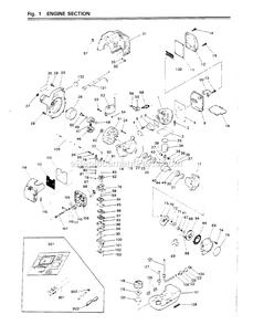 Engine Diagram and Parts List for BT220 000001 AND UP RedMax Edger