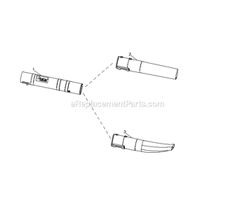 Tube Diagram and Parts List for HB280  RedMax Leaf Blower / Vacuum