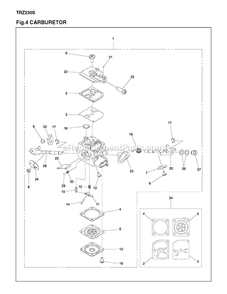 Part Location Diagram of 576401801 Husqvarna AIR FILTER URETHANE