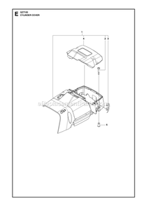 Cylinder Cover Diagram and Parts List for GZ7100  RedMax Chainsaw