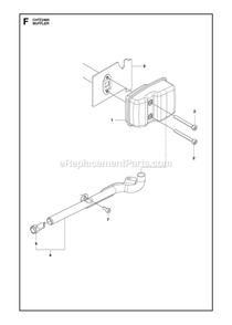 Muffler Diagram and Parts List for CHTZ2460 (967334801)(2020-03) RedMax Hedge Trimmer