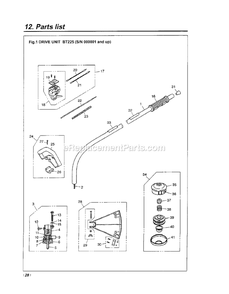 Part Location Diagram of 515388501 Husqvarna DISCONTINUED