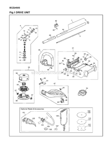 Part Location Diagram of 529259101 RedMax Lever Joint