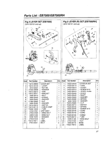Assembly 2 Diagram and Parts List for EB7000RH 100101 AND UP RedMax Leaf Blower / Vacuum