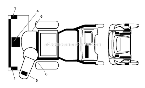 Decals 1 Diagram and Parts List for DST27 (96192010700)(2018-04) RedMax Snow Blower
