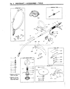 Part Location Diagram of 5160719-01 RedMax Bolt